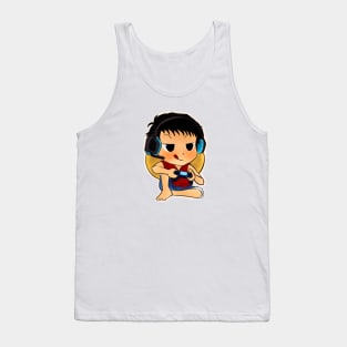 Gamer chibi One Piece Tank Top